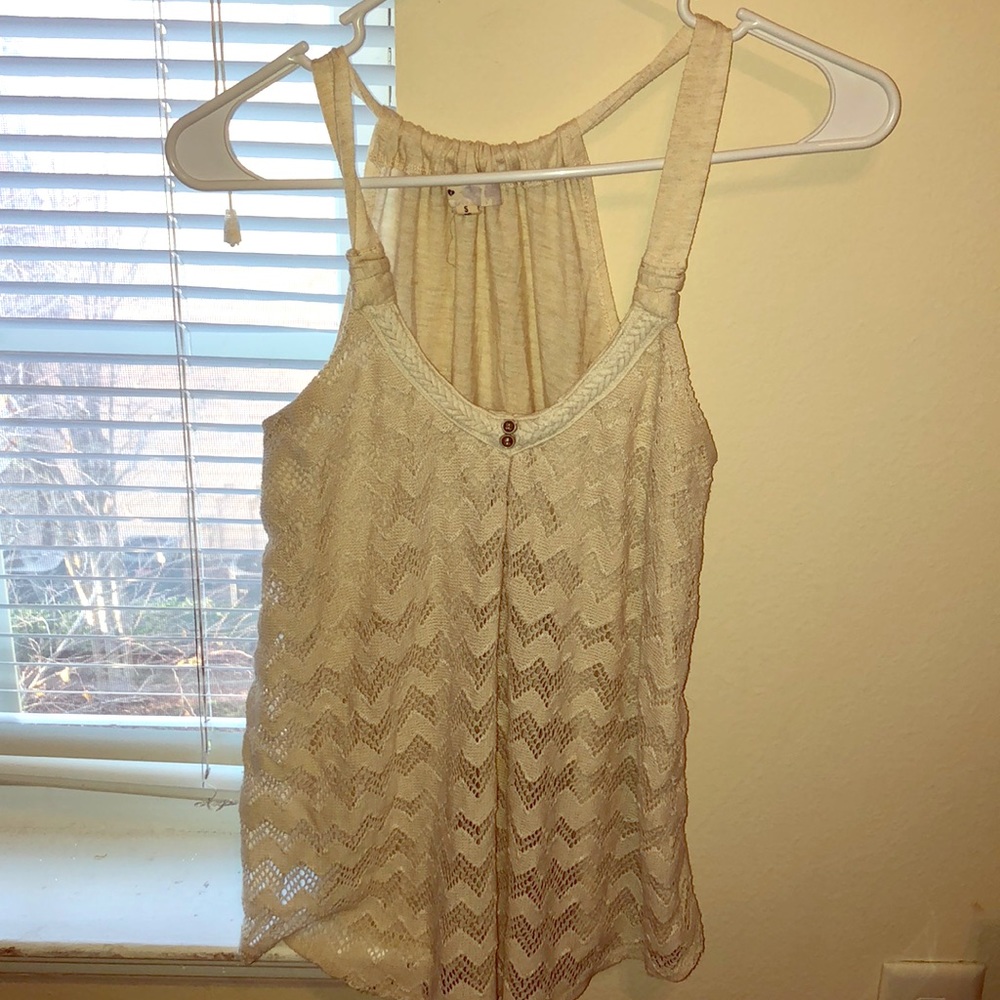 Casual Lacey Tank Too